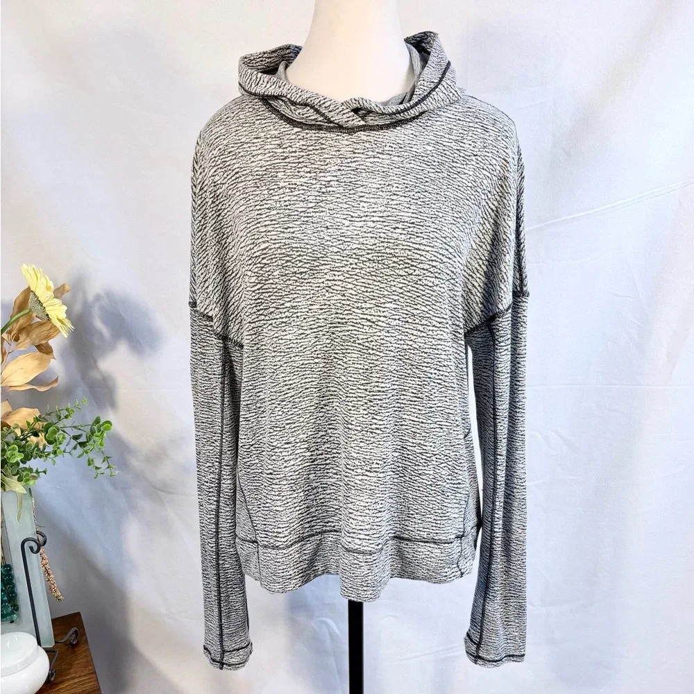 Lululemon Squad Goals Hoodie Pebble Jacquard Sz 10🧡